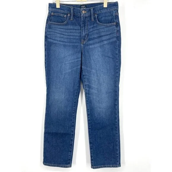 NWOT J Crew Essential Straight Jean in‎ Dark Wash 28 - Picture 2 of 5